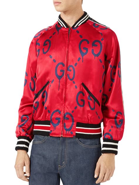 gucci ghost project bomber jacket|Gucci Bomber Jackets for Men .